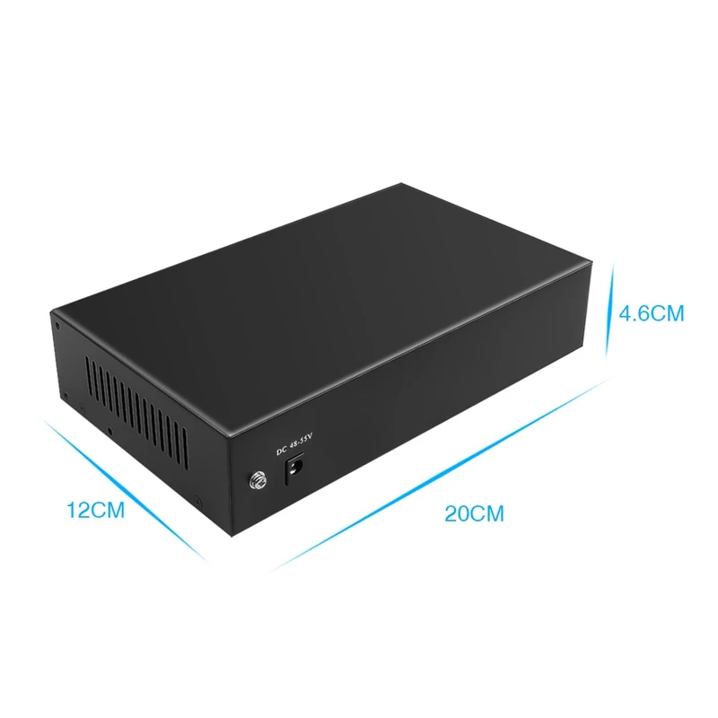8 Порты сетевой коммутатор Ethernet концентратор 10/100 Мбит/с наполовину/Duplex