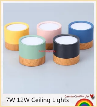 

7W 12W LED Ceiling Lights for Bedroom surface mounted modern ceiling lamp