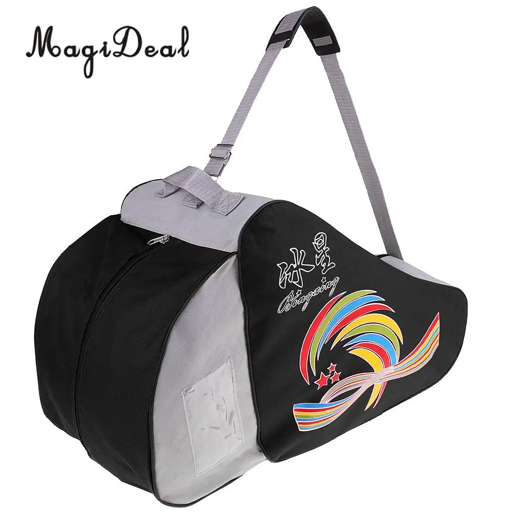 Inline Roller Skating Boots Bag Ice Hockey Skates Helmet Storage Bag