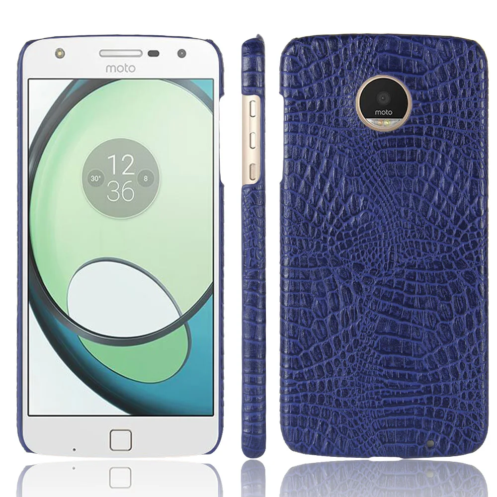 

For Motorola MOTO G5 G6 G6Plus Z Play Z2 M E4 E4 C Plus case crocodile pattern PU leather Luxury business phone cover coque capa