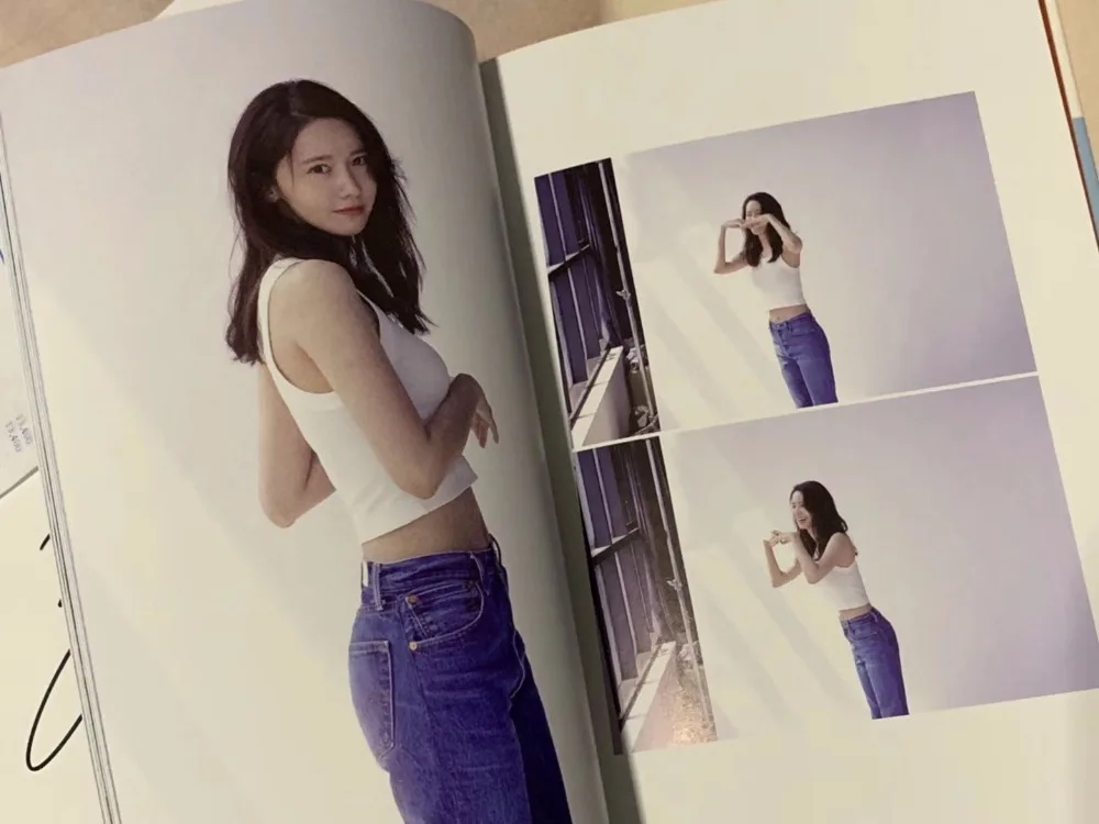 Ручной подписанный SNSD Yoona альбом с автографом A WALK TO REMEMBER K-POP+ sigbed photo