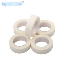 Ресницы глазные повязки 48 рулонов/Лот торговля нетканый Обёрточная бумага лента для наращивания ресниц макияж инструменты 1,25 см* 9 м Размеры 3 м для наращивания ресниц