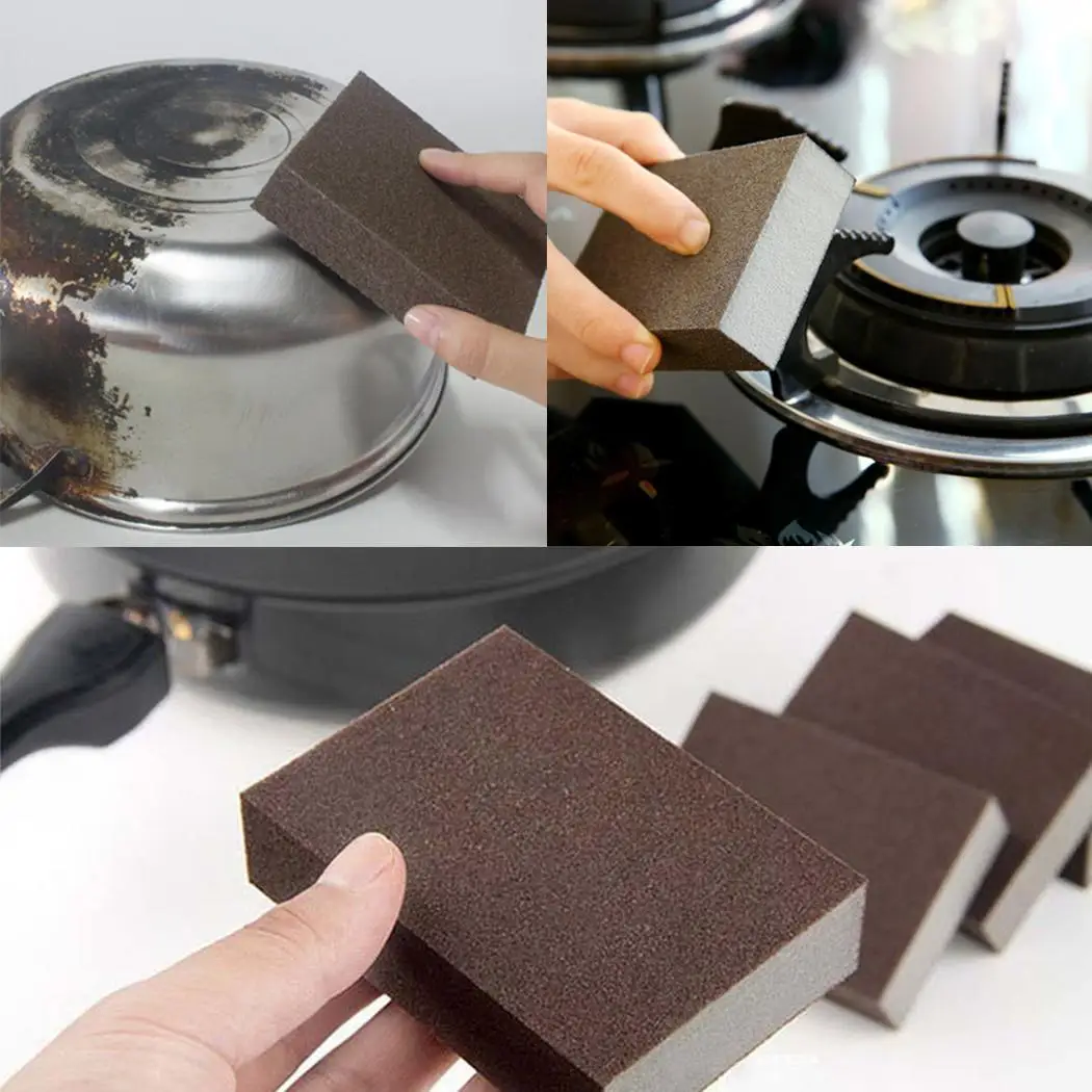 Новинка 2019 Высокое качество 1 шт Carborundum Волшебная кухонная губка щетка для мытья