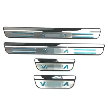 

4Pcs/set Stainless Steel Side Door Sill Protector Pedals Scuff Plate Guards Sills Trim Fit For Suzuki Vitara Escudo 2015-2017