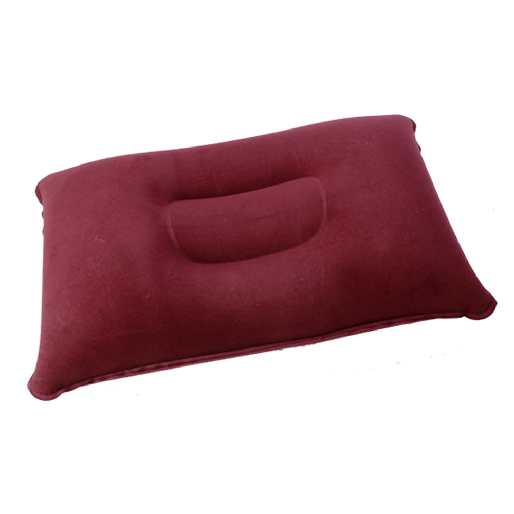 U-образная дорожная подушка для шеи подушка надувная, двойная Двусторонняя стекающаяся подушка автомобиль самолет отель кровать Спящая Подушка A - Цвет: red