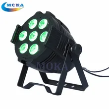 10 шт./лот 7*10 Вт LED PAR может осветить DMX Управление 7 канала RGBW Телевизор с номинальной света для клуб бар DJ для сцены и вечеринок