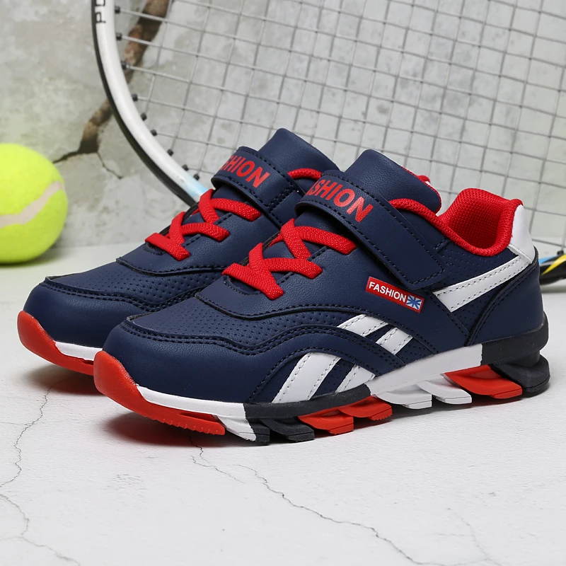 

Children's shoes boys' shoes spring summer 2019 leather upper single net double net breathable lightweight cuhk boy shoes kids