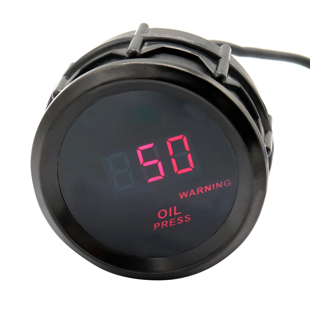 

Stable Bar Parts LED Display With Sensor Test Meter Practical Tool Directly Auto Car Easy Use Oil Pressure Gauge Replacement