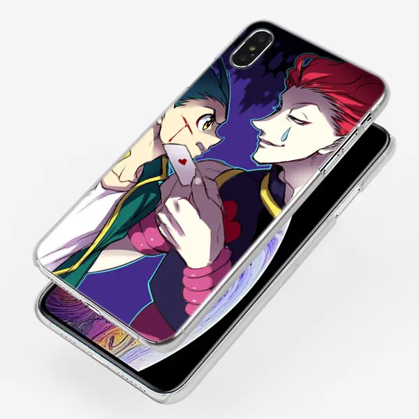 Hunter x hunter hisoka Прозрачный жесткий чехол для телефона Apple iPhone X XS XR XS MAX 6 6s 6Plus 7 8 7 Plus SE 5S - Цвет: 14