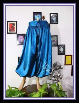 

belly dance harem pants Satin silk Tribal belly dance bloomers pants GA143