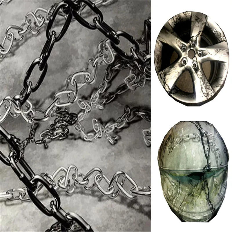 

Chain Pattern water transfer printing film,Pva Water Soluble Film, Motorcycle Parts Supplier, Scratch resistant 50CM*50CM