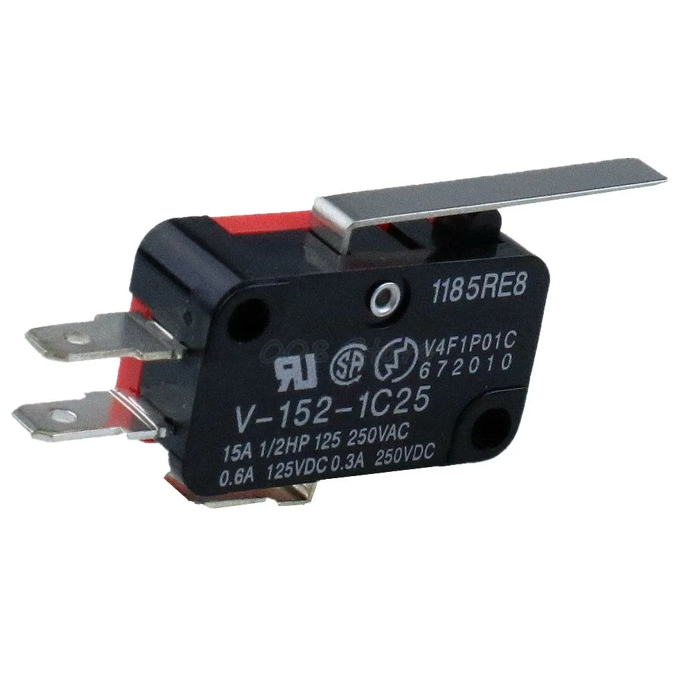 V 152 1C25 SPDT 1NO 1NC Pin Breve Rettilineo Cerniera Leva лимит микро перебоев|pz| |