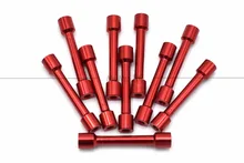 10pcs M3*35 35mm Red Double head Aluminum Standoff For RC QAV250 ZMR250 For Racing Cross Drones Quadcopters