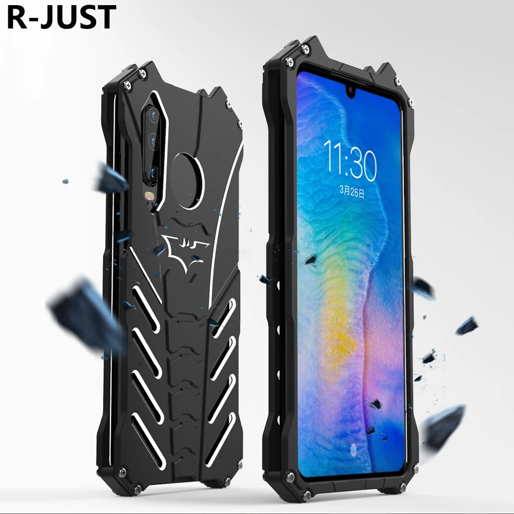 

For Huawei P30 Cover Case Luxury Hard Metal Aluminum Alloy Armor Protective Back Phone Case for Huawei P30 Lite Cover Funda Capa