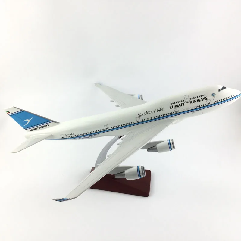 Air kuwait airways 45-47 boeing747 kuwait модель самолета Моделирование Рождественская игрушка, подарок для детей