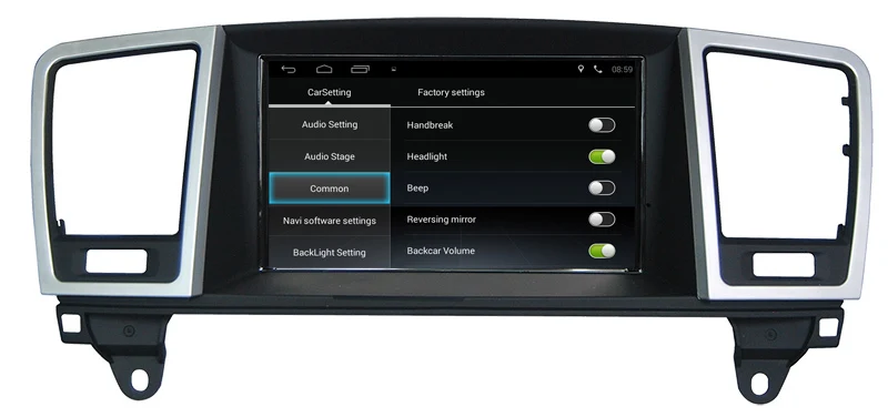 7" Android 7.1 Car Multimedia Player for Mercedes Benz ML GL 2013- with GPS Navigation DVD USB AUX SD WiFi 4Core+RAM 2GB