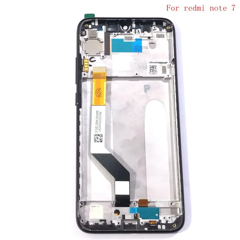 6," для Xiaomi Redmi Note 7 ЖК-дисплей+ Сенсорное стекло дигитайзер рамка полный для Xiaomi Redmi Note 7 ЖК-экран