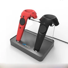 Controller wireless magnetic adsorption charging Double Charging Station For HTC VIVE VR Controller Double Handle Charging