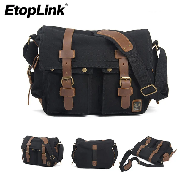 Buy ETOPLINK Canvas Vintage DSLR SLR Camera Shoulder