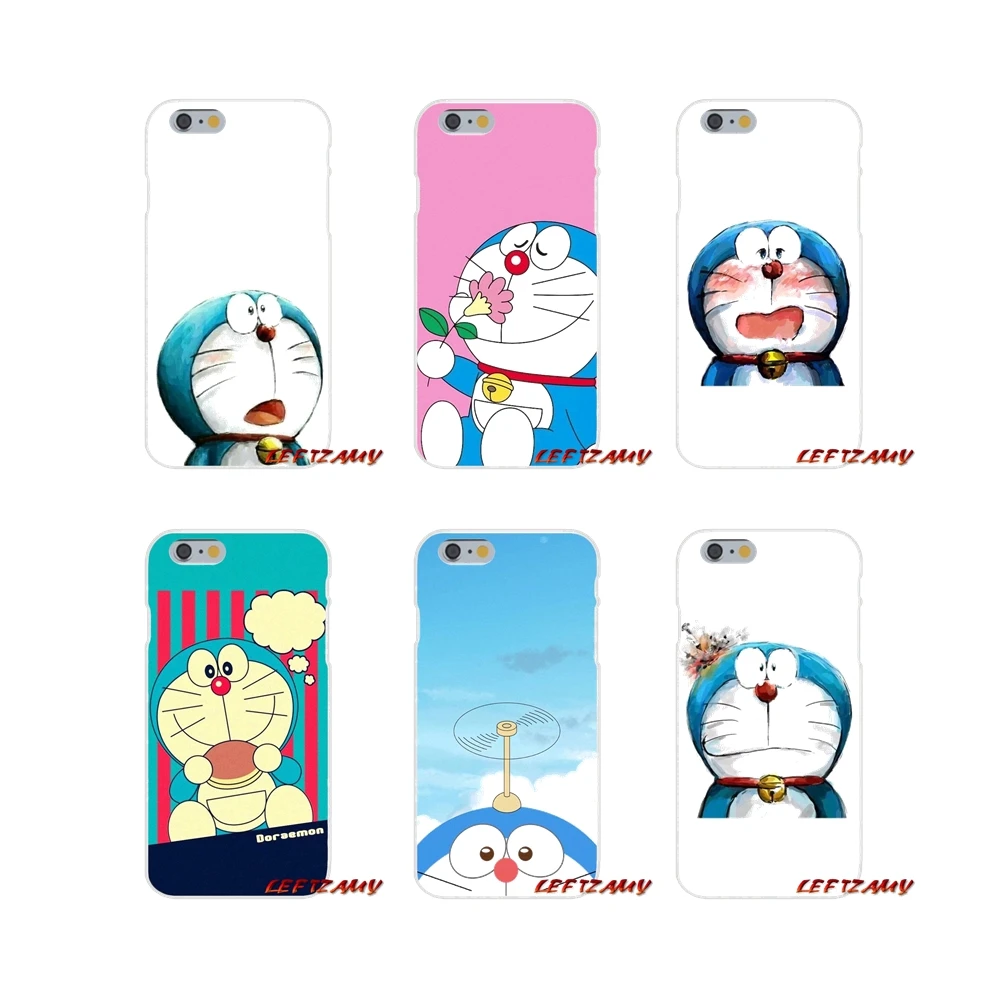 

TPU Transparent Skin Case For Xiaomi Mi6 Mi 6 A1 Max Mix 2 5X 6X Redmi Note 5 5A 4X 4A A4 4 3 Plus Pro Cute Cartoon Doraemon Art