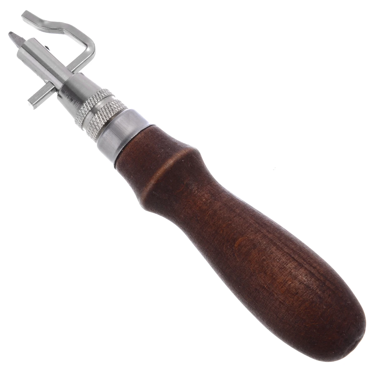 Adjustable 5 In 1 DIY Wood Leathercraft Stitching Crease Leather Working Tools Sewing Tools Accessories