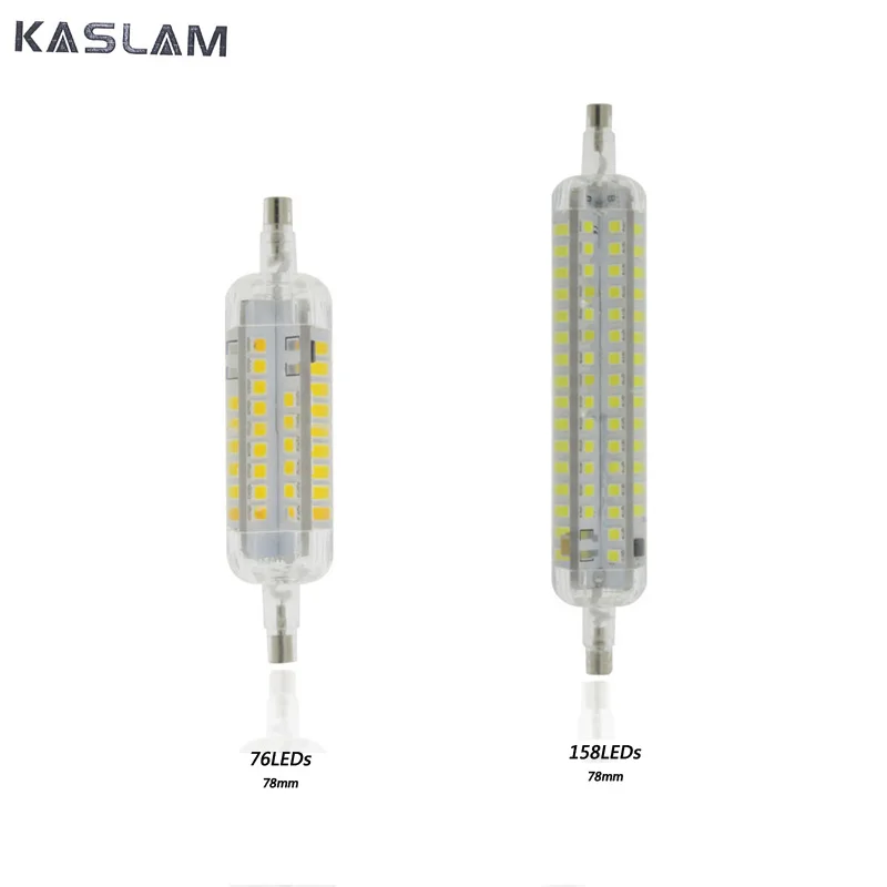 

Led R7S Light Bulb 12W 30W 78mm 118mm Silicone R7S Led Lamp SMD2835 220V 240V Lampada Led Replace Halogen Floodlight