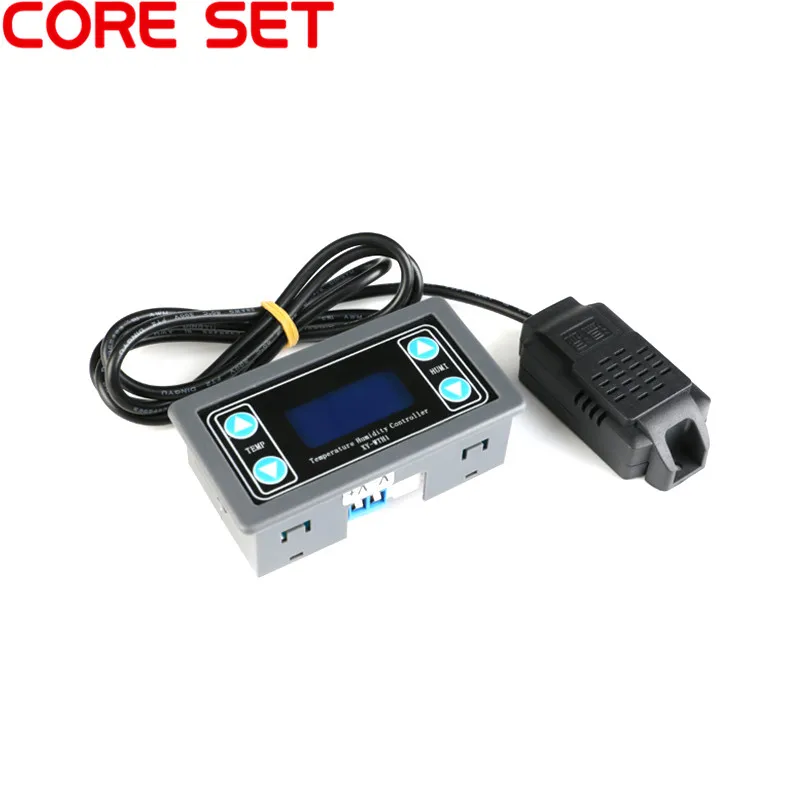 

Digital Display Temperature Humidity Control Thermometer Hygrometer Controller Thermostat Module Relay DC 12V LED Dual Output
