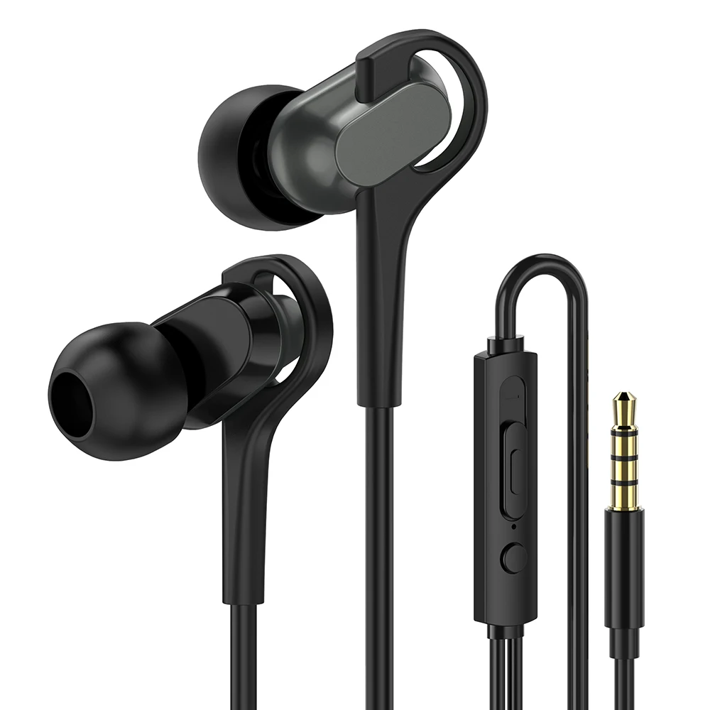 

GSDUN H07 In Ear Earphone Earbuds Headphones Noise Isolating Headset with Mic for Mobile Phone 3.5mm Universal Headphone for MP4