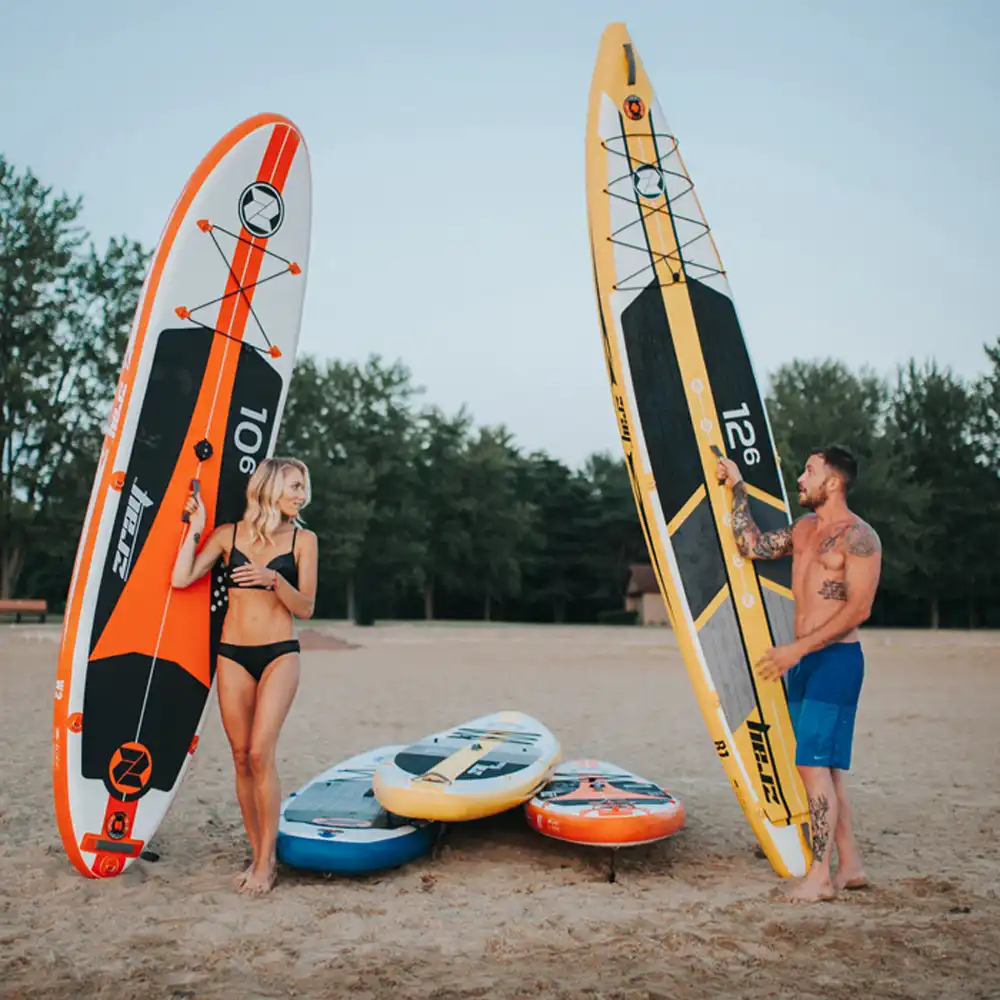 New design Zray W1 W2 inflatable windsurf sup stand up paddle board