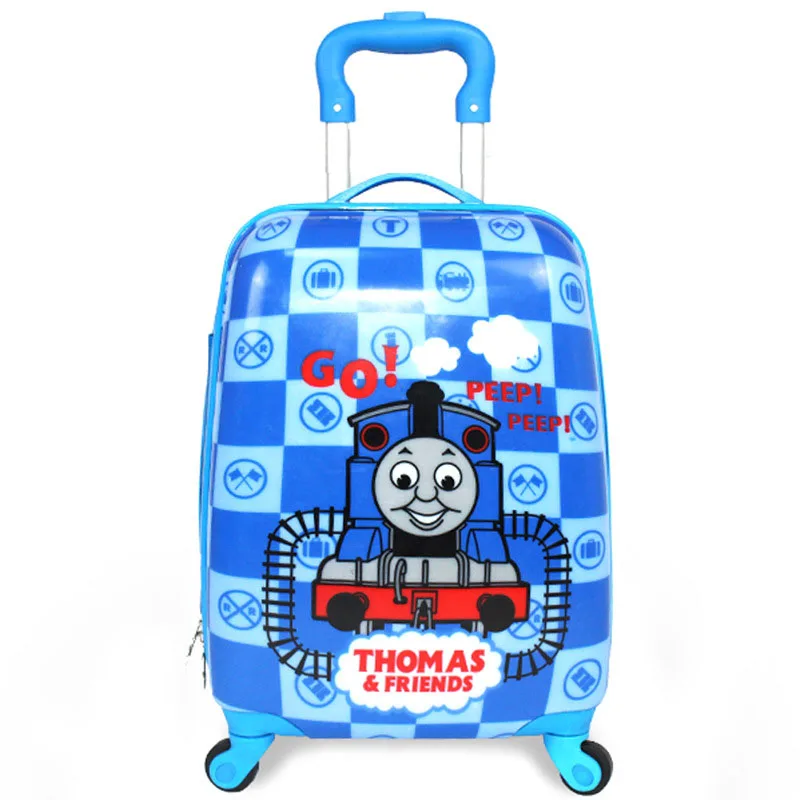 

Children's Suitcase Child Trolley Case Luggage Kids Schoolbags Travel Suitcase with Wheels 3D Cartoon Travel Case Kid's Toys Box