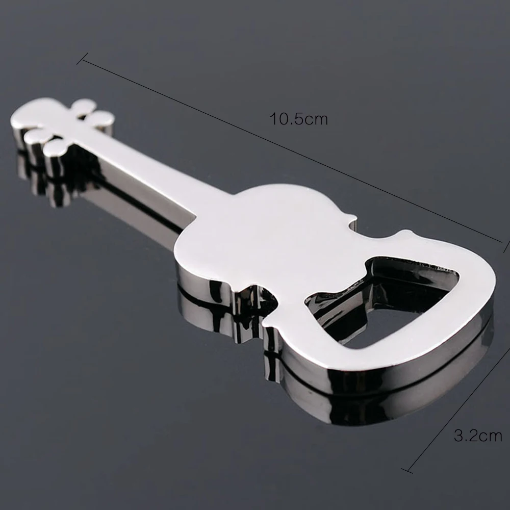 Креативный подарок цинковый сплав пиво гитара Форма Бутылка открывалка, штопоры Ресторан Кухня Барные инструменты Прямая B