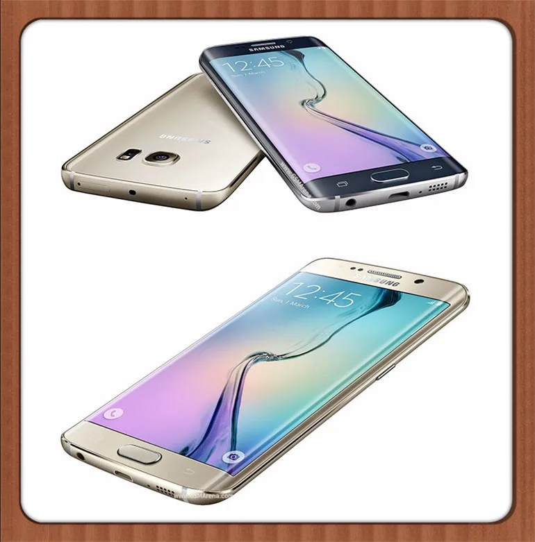 Samsung Galaxy S6 край разблокированный 4G GSM мобильный телефон на андроиде, G925P Sprint Quad-core& Quad-core 5," 16MP 32 Гб