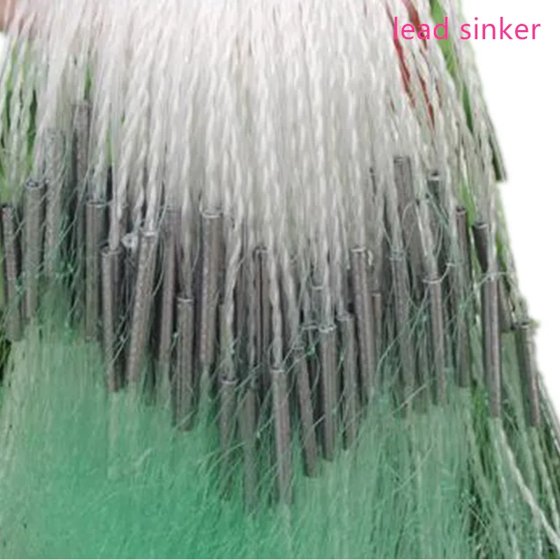 H1.5m L120m 1layer 2cm-4cm mesh fishing tool sink fishing network rede de pesca fishing net network fishnet fishing accessories