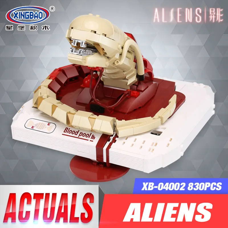 

Xingbao 04002 830Pcs Genuine Creative Movie MOC Series The New Alien Set Children Educational Building Blocks Bricks Toys Model