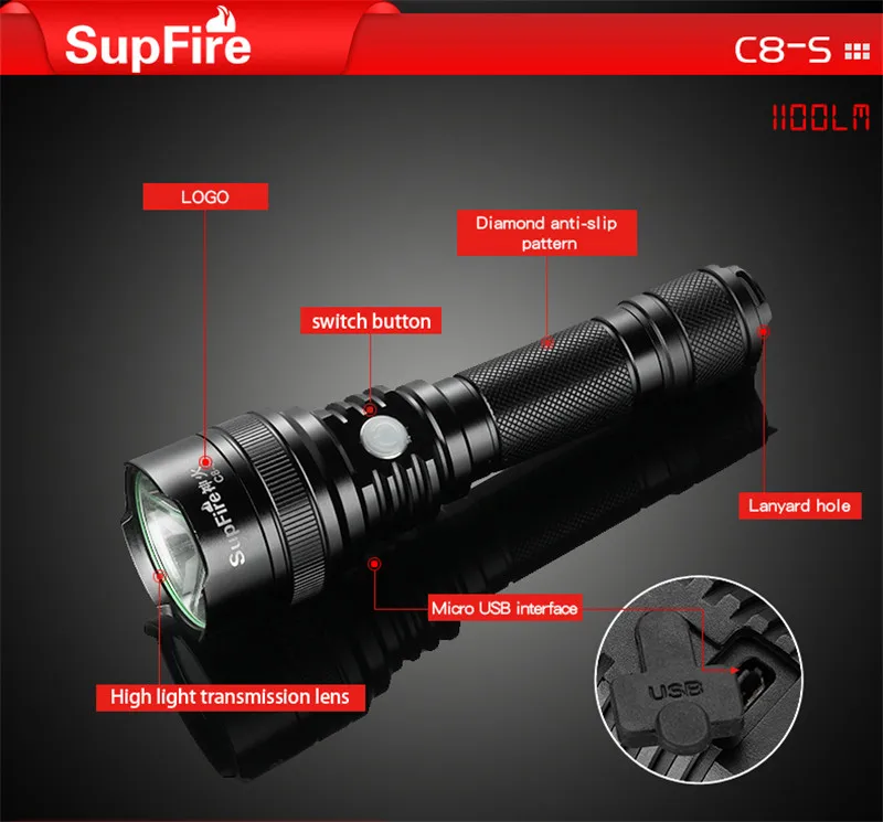 LED flashlight 07