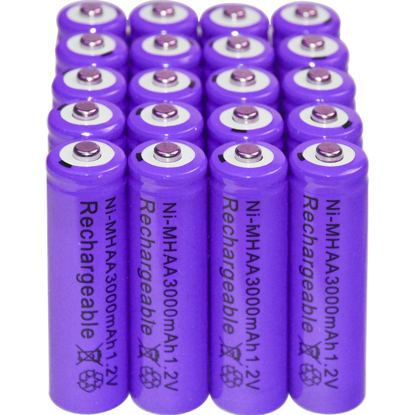 20/24/30pcs AA battery batteries Bulk Nickel Hydride Rechargeable NI MH