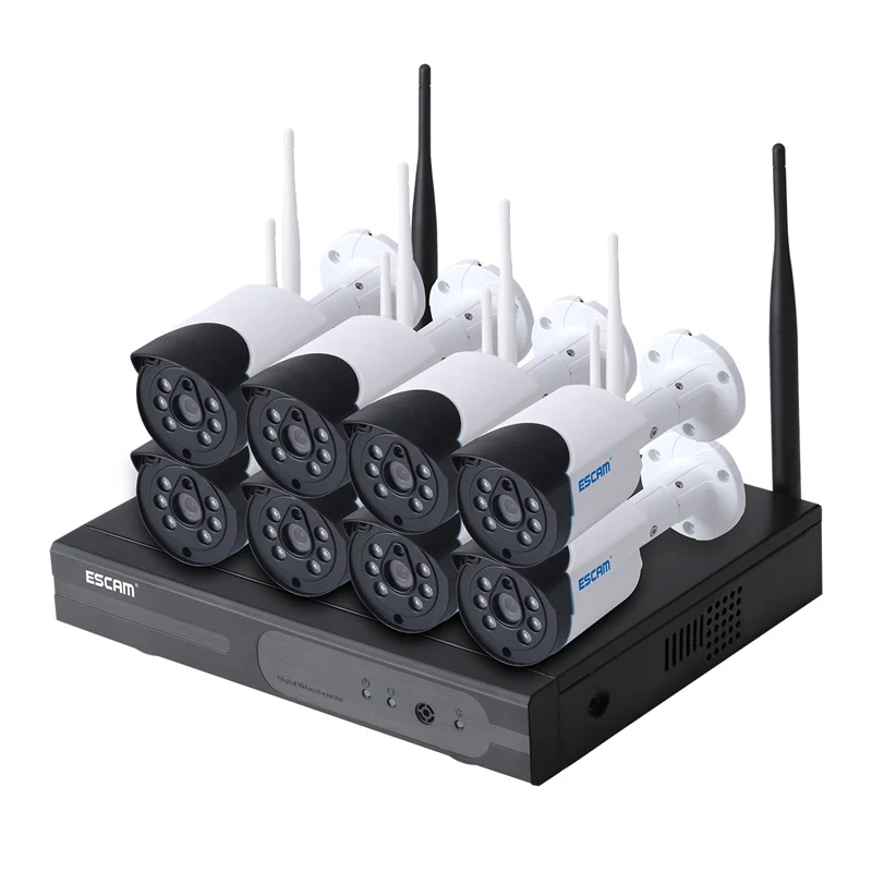 

ESCAM WNK804 IP Camera 8CH NVR Kit Security System