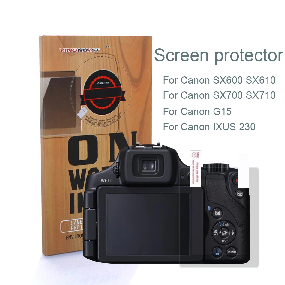 Camera Tempered Glass Screen Protector For Canon SX600 SX610 SX700 SX710 IXUS230 G15 3 inch