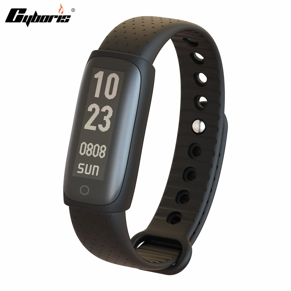 Cyboris Smart Band Display Dynamic Heart Rate Monitor Bluetooth 4 0 Fitness Tracker Smart Touch Screen
