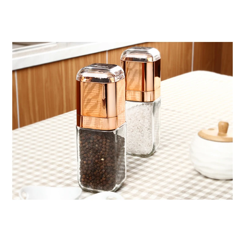 RSCHEF 1 шт. ручная мельница для перца для бытовых продуктов стекло Приправа бутылка кухонные инструменты