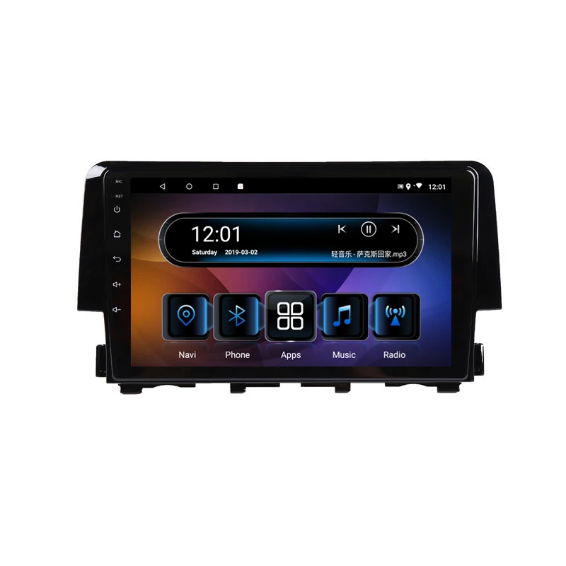 Flash Deal 9" 4G RAM 2.5D IPS 8 CORE Android 9.1 Car DVD Multimedia Player GPS For Honda Civic 2015 2016 2017 2018 radio navigation WiFi 16