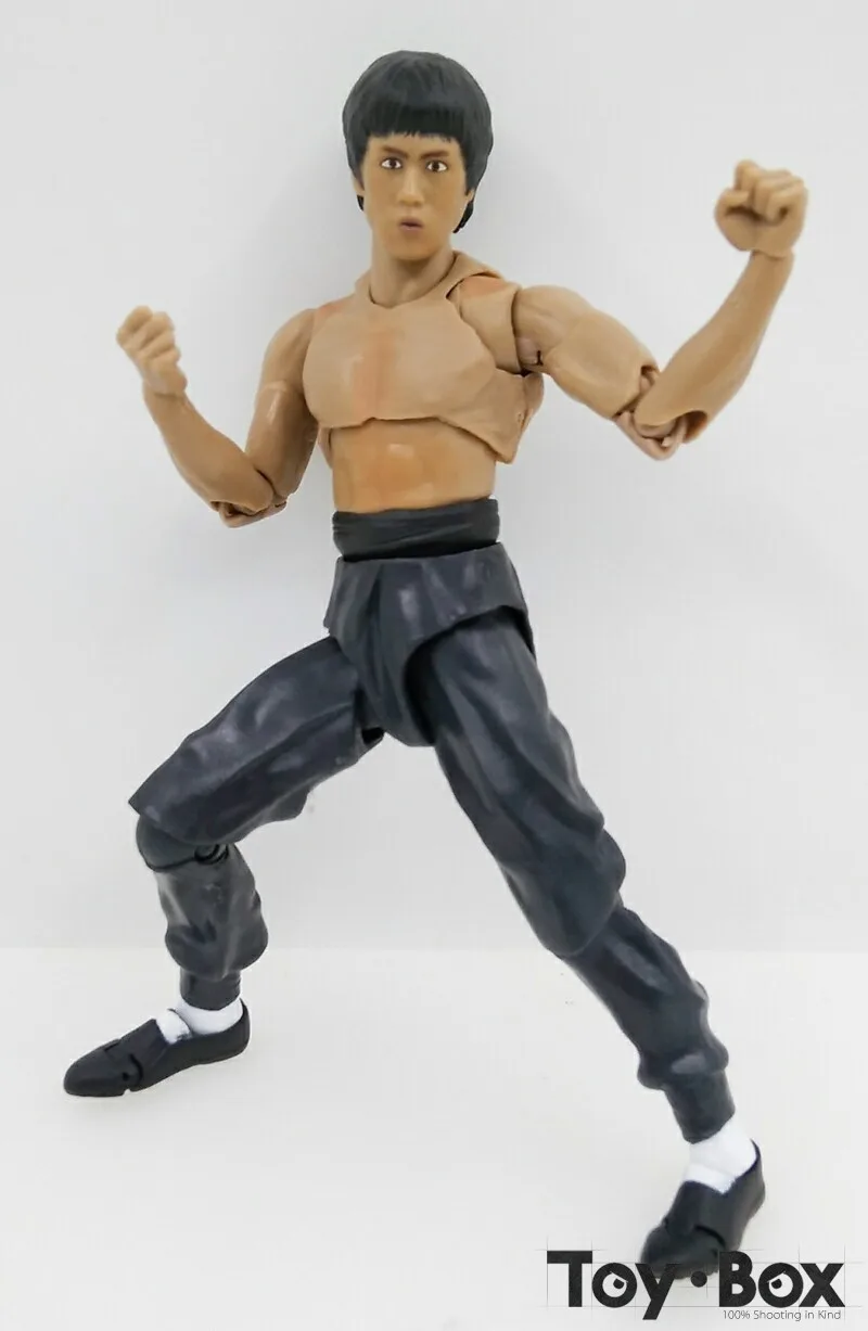 2 Type Bruce Lee Figure Variant SHF S.H.Figuarts With Nunchaku PVC Action Figures In Box (8)