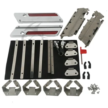 

Hard Saddle Bags Hardware Latch Lock Hinges Kit For Harley Touring Models 93-13
