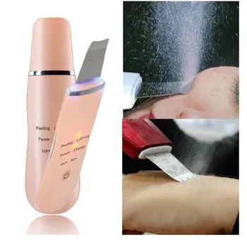 

Ultrasonic Face Pore Cleaner Ultrasonic Skin Scrubber Face Cleaning Acne Removal Beauty Machine Facial Spa Massager