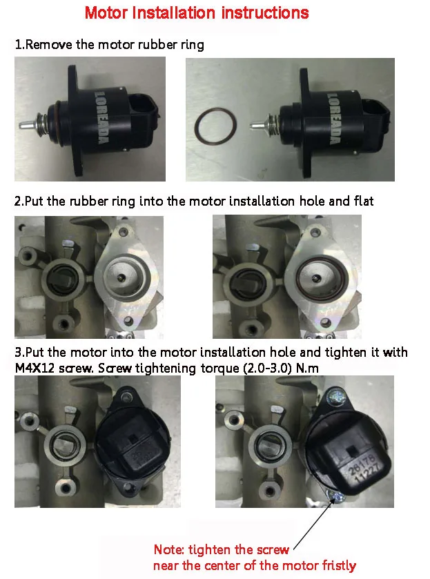 atuador de iac da válvula de controle do ar ocioso para lada niva