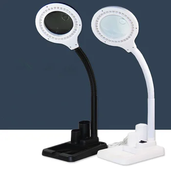 

FGHGF A808 LED Light Magnifier Soldering PCB Mobile Phone Repair 5X Magnifying Glass Handmade Experimental Tool Electronic