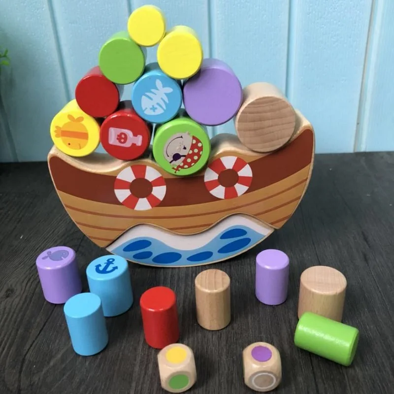 Fly AC деревянная балансировочная игра укладка блоки балансировка малышей игрушки строительные балансировочные игры для детей ясельного возраста