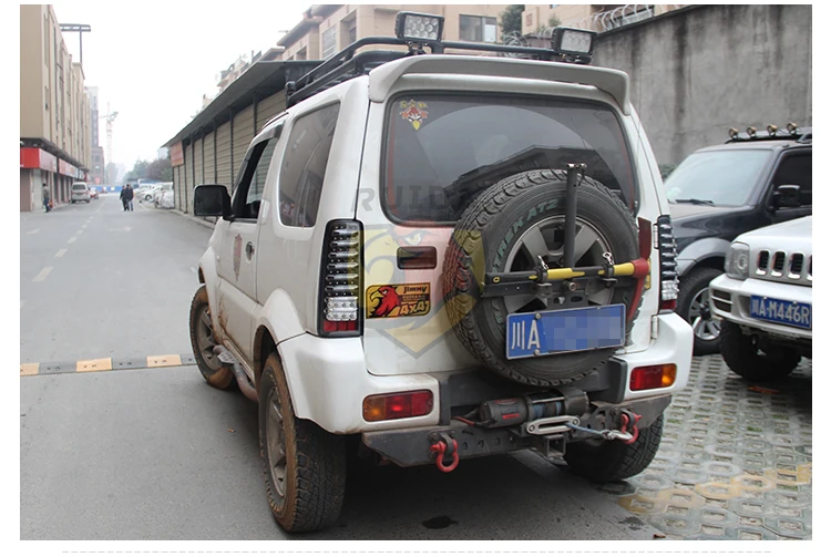 Внедорожных автомобилей Стайлинг для Suzuki Jimny JB43 светодиодный фонарь светильник s в сборе тормозной светильник Реверсивный светильник Задние огни