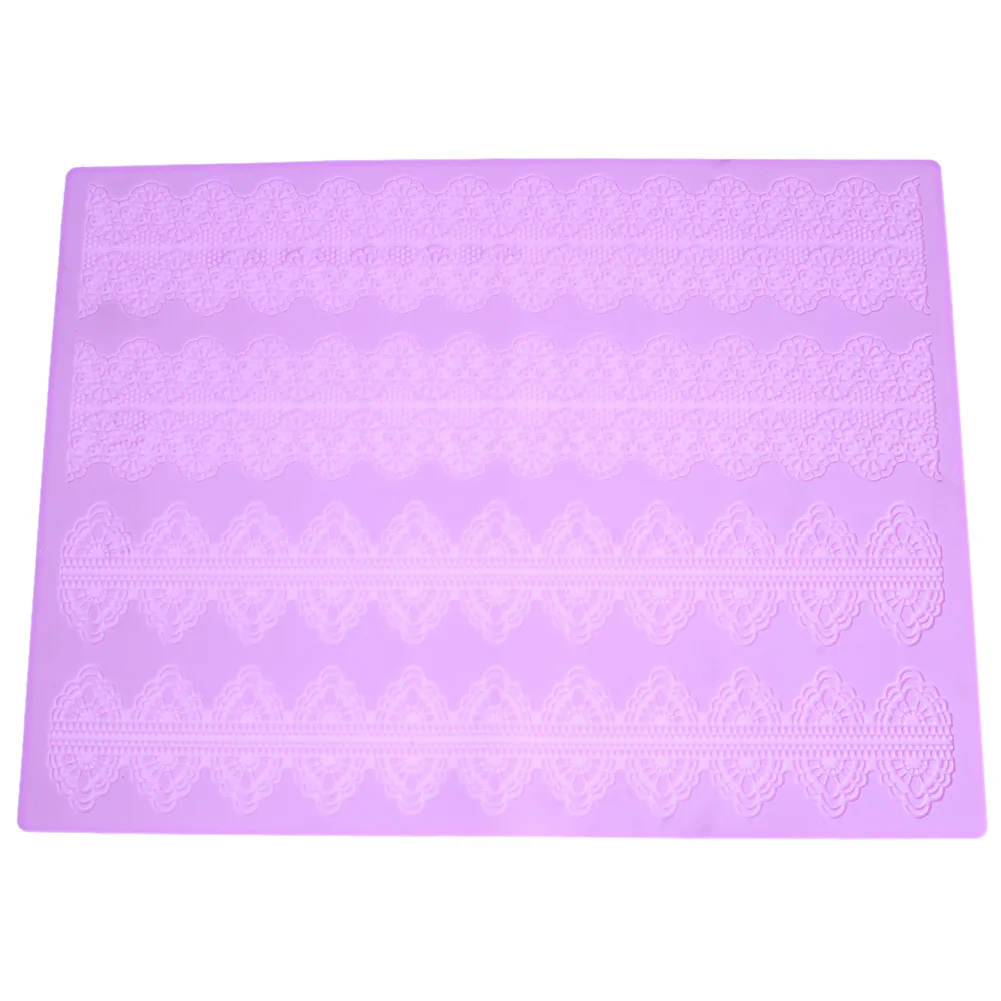 

Cake Silicone Mold Sugar Lace Mat Cake Decorating Fondant Mold fudge cake demolding tool Embossing Mold Bakeware Tools