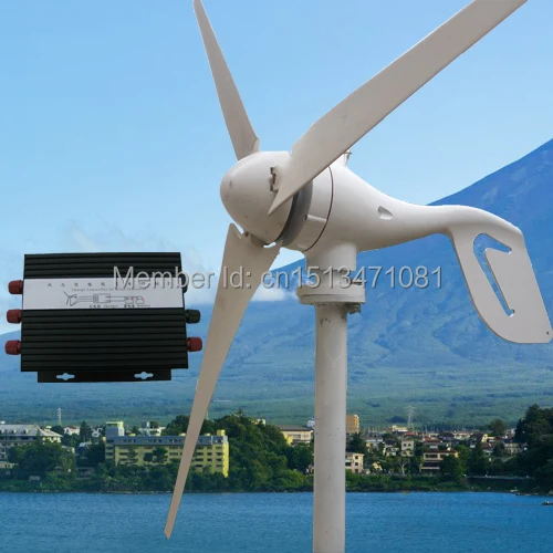 600W Max Wind power Generator 3 Blades 12/24V +600W max wind controller turbine With High Quality CE ISO9001 Certification | Обустройство